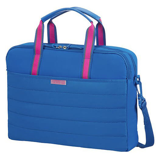 Torba na laptopa American Tourister Uptown Vibes - blue/pink