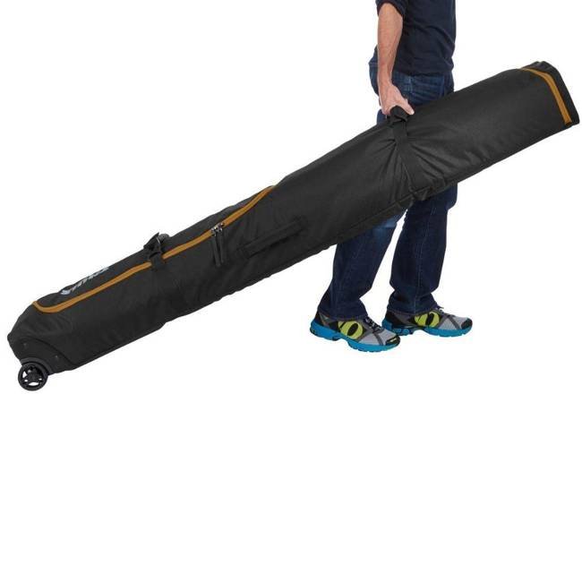 Torba na narty z kółkami Thule RoundTrip Ski Roller 192 cm - black