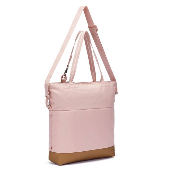 Torba na ramię Pacsafe Go Anti-Theft Tote Bag - sunset pink