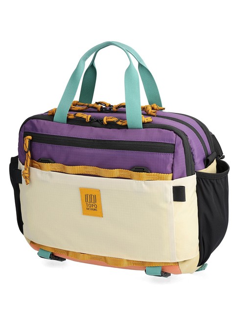 Torba na ramię Topo Designs Mountain Cross Bag - loganberry / bone white