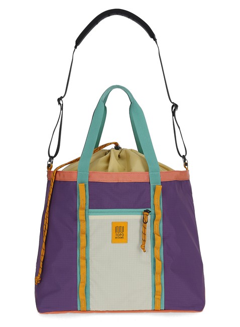 Torba na ramię Topo Designs Mountain Utility Tote - loganberry / bone white