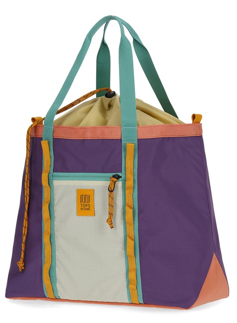 Torba na ramię Topo Designs Mountain Utility Tote - loganberry / bone white