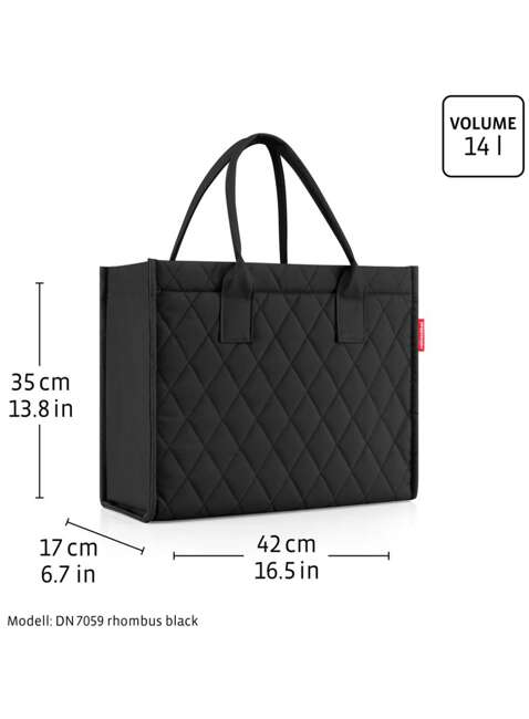 Torba na zakupy Reisenthel Daily Shopper - rhombus black