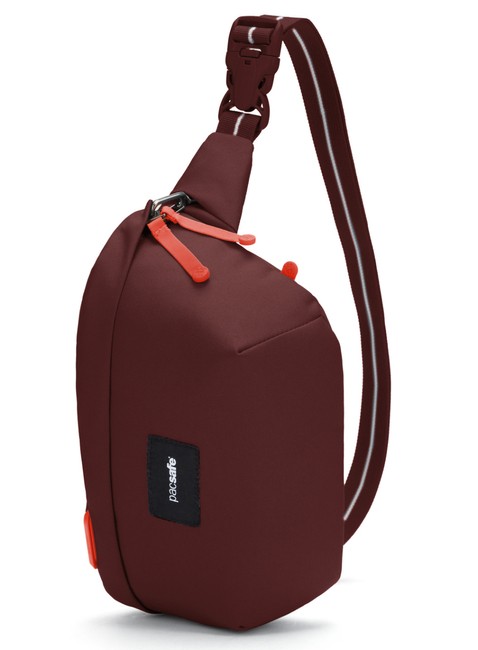 Torba nerka antykradzieżowa Pacsafe Go Anti-Theft Sling Pack - garnet red