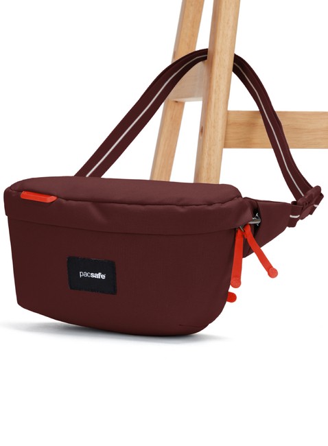 Torba nerka antykradzieżowa Pacsafe Go Anti-Theft Sling Pack - garnet red