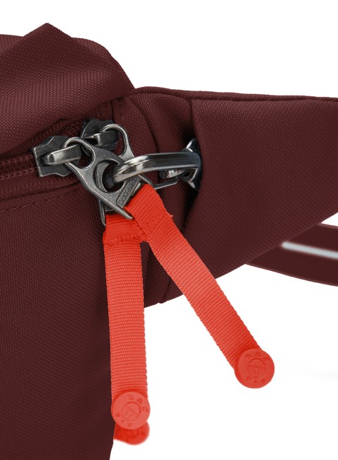 Torba nerka antykradzieżowa Pacsafe Go Anti-Theft Sling Pack - garnet red