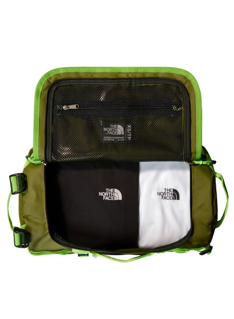 Torba / plecak The North Face Base Camp Duffel XS - forest olive / safety green / tnf black