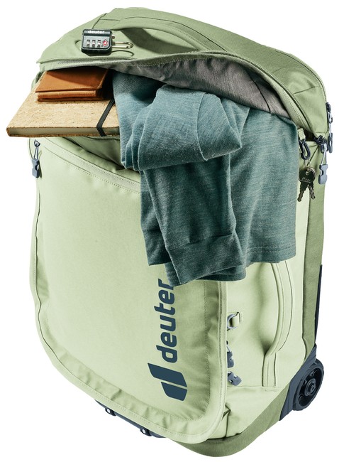 Torba / plecak na kółkach Deuter Duffel Pro Movo 36 - mineral / grove