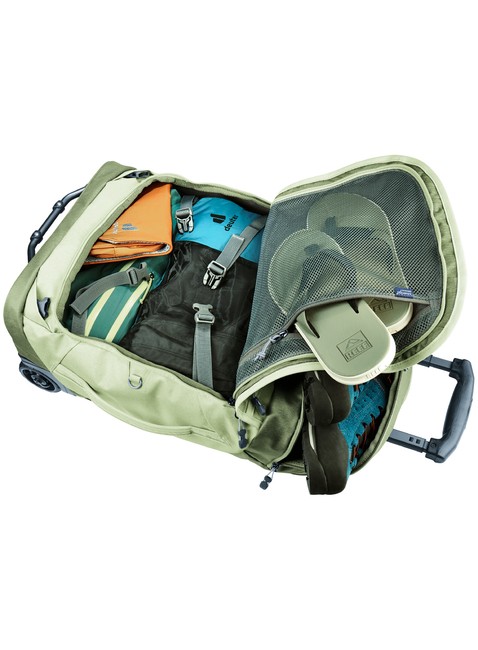 Torba / plecak na kółkach Deuter Duffel Pro Movo 36 - mineral / grove