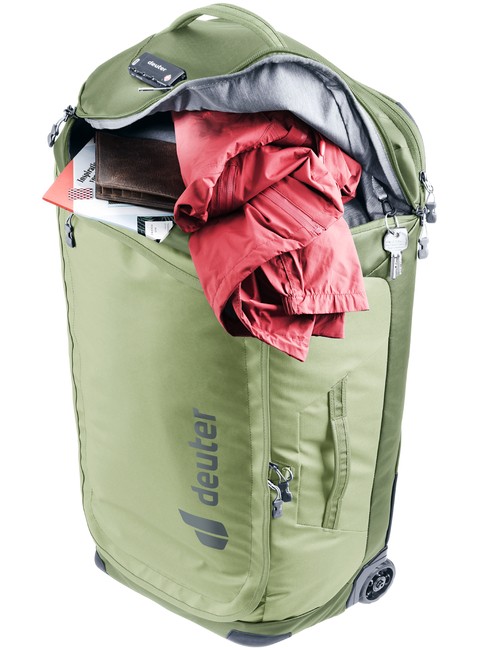 Torba / plecak na kółkach Deuter Duffel Pro Movo 60 - jade / seagreen