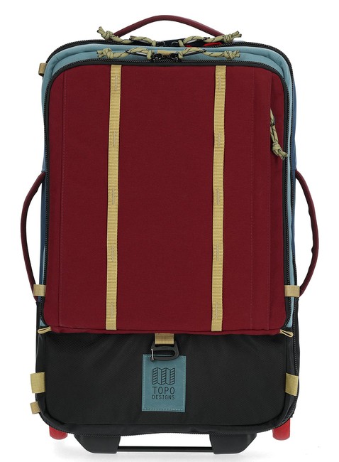 Torba / plecak na kółkach Topo Designs Global Travel Bag Roller - dark denim / burgundy