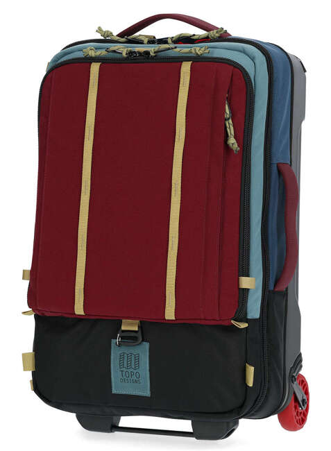 Torba / plecak na kółkach Topo Designs Global Travel Bag Roller - dark denim / burgundy