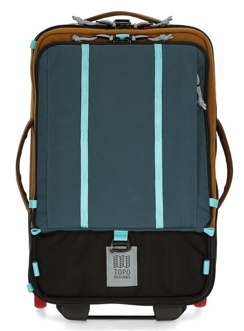 Torba / plecak na kółkach Topo Designs Global Travel Bag Roller - desert palm / pond blue