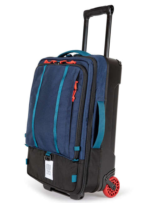 Torba / plecak na kółkach Topo Designs Global Travel Bag Roller - desert palm / pond blue