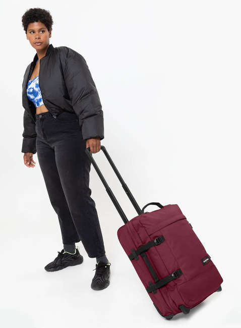 Torba podręczna Eastpak Tranverz S - bushy burgundy