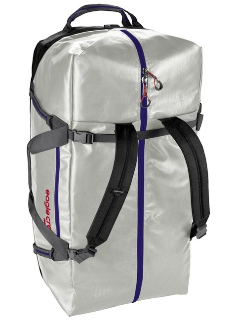 Torba podróżna 2w1 Eagle Creek Migrate Wheeled Duffel 130 l - silver