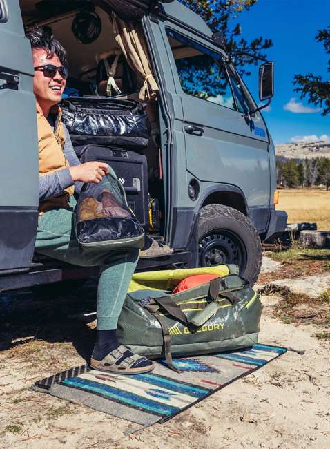 Torba podróżna Gregory Alpaca 40 Duffle Bag- fir green