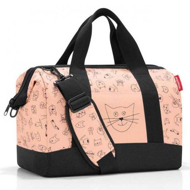 Torba podróżna Reisenthel Allrounder M Kids - cats and dogs rose