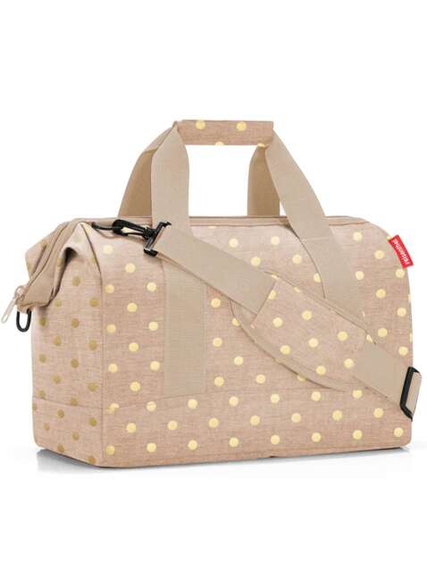 Torba podróżna Reisenthel Allrounder M - metallic dots coffee