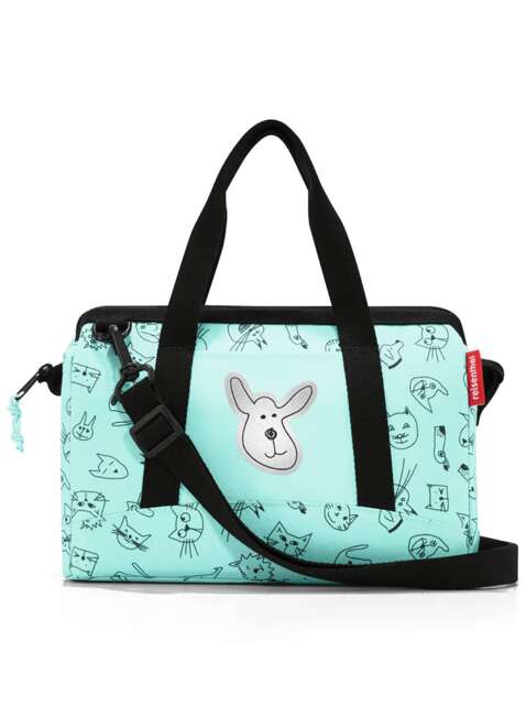 Torba podróżna Reisenthel Allrounder XS Kids - cats and dogs mint