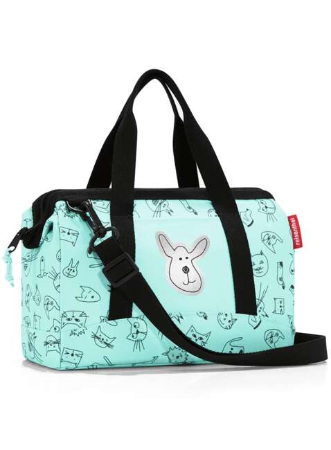 Torba podróżna Reisenthel Allrounder XS Kids - cats and dogs mint