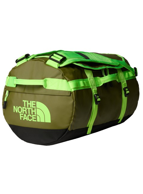 Torba podróżna The North Face Base Camp Duffel S - forest olive / safety green / tnf black