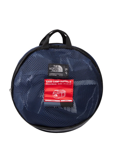 Torba podróżna The North Face Base Camp Duffel S - summit navy tnf lightening print / tnf black