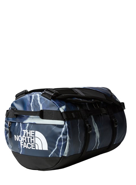 Torba podróżna The North Face Base Camp Duffel S - summit navy tnf lightening print / tnf black