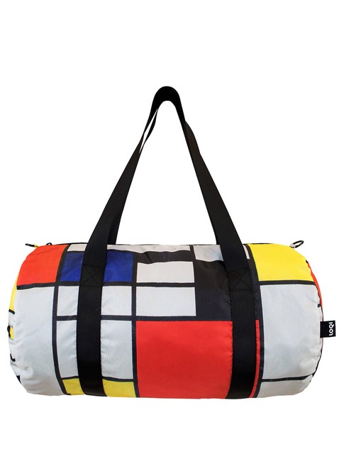 Torba podróżna miejska Loqi Recycled Weekender Piet Mondrian - composition