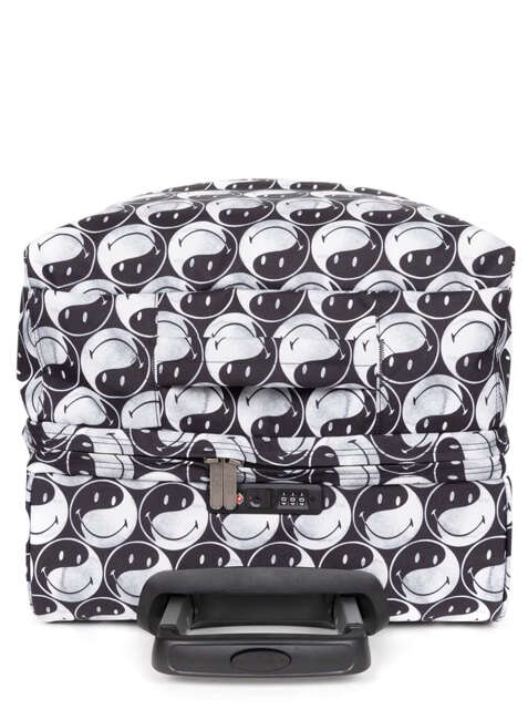 Torba podróżna na kółkach Eastpak Transit'R L - smiley yy black