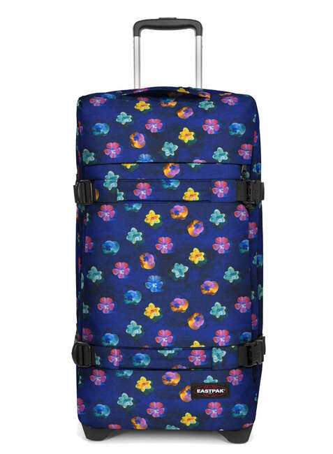 Torba podróżna na kółkach Eastpak Transit'R M - flower blur navy