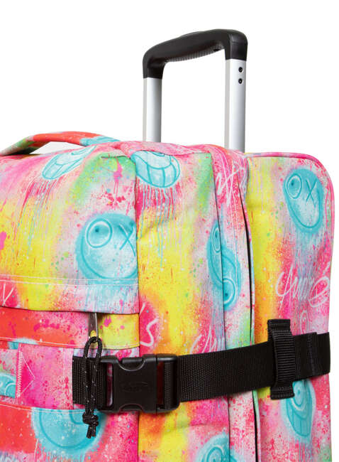 Torba podróżna na kółkach Eastpak Transit'R M - fluo clouds