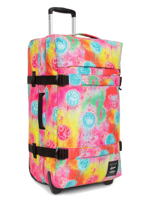 Torba podróżna na kółkach Eastpak Transit'R M - fluo clouds