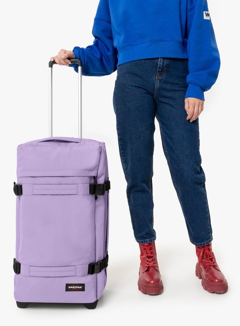 Torba podróżna na kółkach Eastpak Transit'R M - lavender lilac