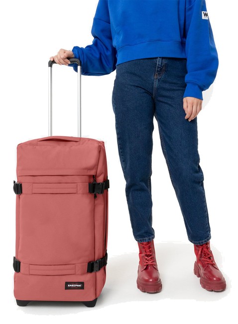 Torba podróżna na kółkach Eastpak Transit'R M - terra pink