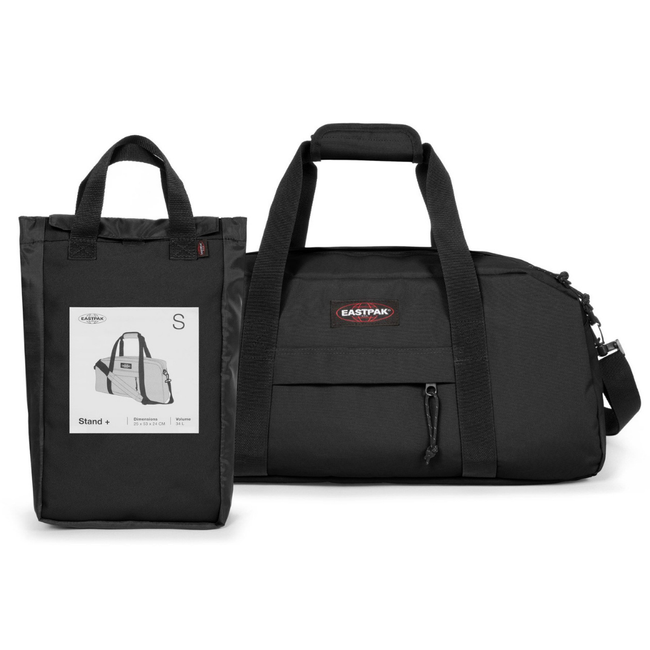 Torba podróżna na ramię składana Eastpak Stand+ 34 l - black