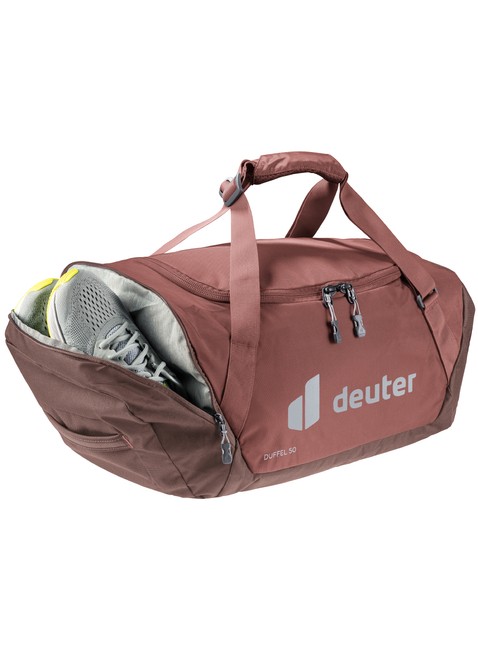 Torba podróżna składana Deuter Duffel 50 - caspia / raisin