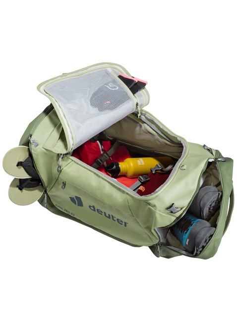 Torba podróżna składana Deuter Duffel Pro 90 - mineral / grove