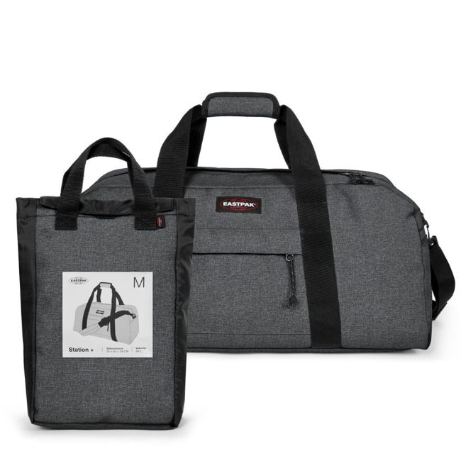 Torba podróżna weekendowa Eastpak Station+ - black denim