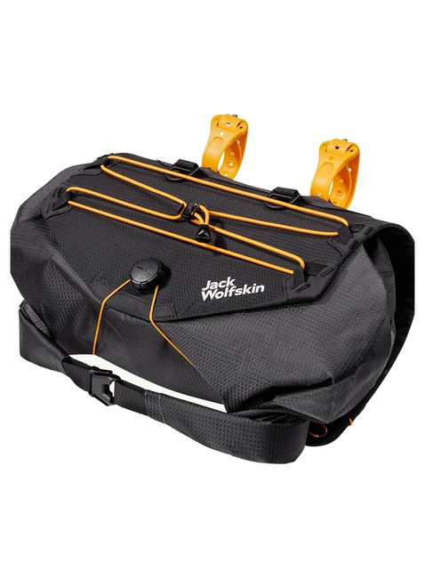 Torba rowerowa Jack Wolfskin Morobbia Bar Roll - flash black