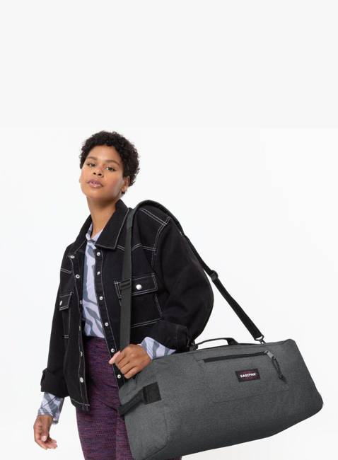 Torba sportowa podróżna Eastpak DUFFL'R M - black denim