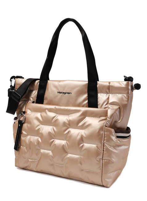 Torba szoperka Hedgren Puffer Tote - safari beige