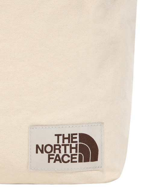 Torba szoperka The North Face Cotton Tote - weimaraner brown large logo print