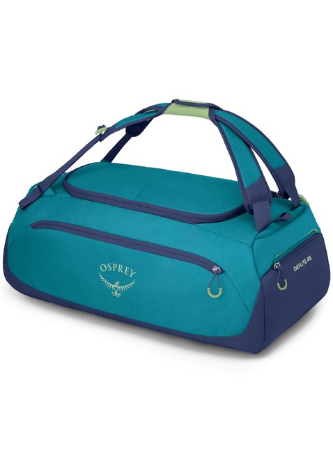 Torba turystyczna plecak Osprey Daylite Duffel 45 - blue spikemoss / alkaline