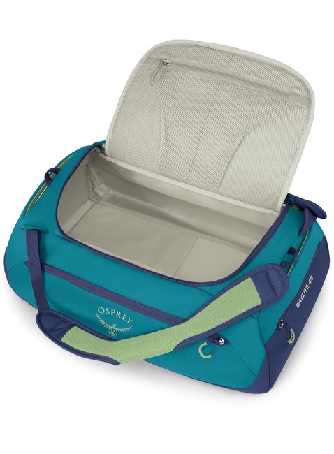 Torba turystyczna plecak Osprey Daylite Duffel 45 - blue spikemoss / alkaline