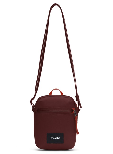 Torebka antykradzieżowa Pacsafe GO Mikro Crossbody - garnet red