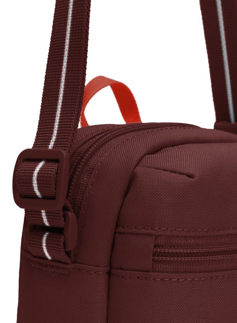 Torebka antykradzieżowa Pacsafe GO Mikro Crossbody - garnet red