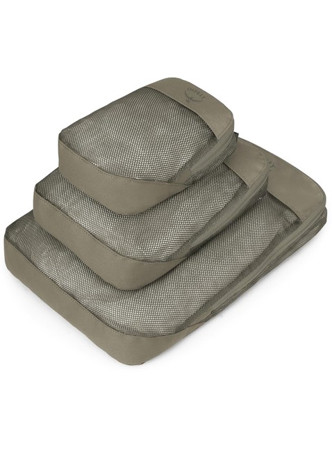 Trzy organizery na odzież Osprey Daylite Packing Cube Set - tan concrete