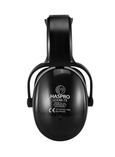 Uniwersalne nauszniki ochronne Haspro Lexar 7X Safety Earmuffs - black