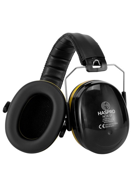 Uniwersalne nauszniki ochronne Haspro Nox 5F Safety Earmuffs - black